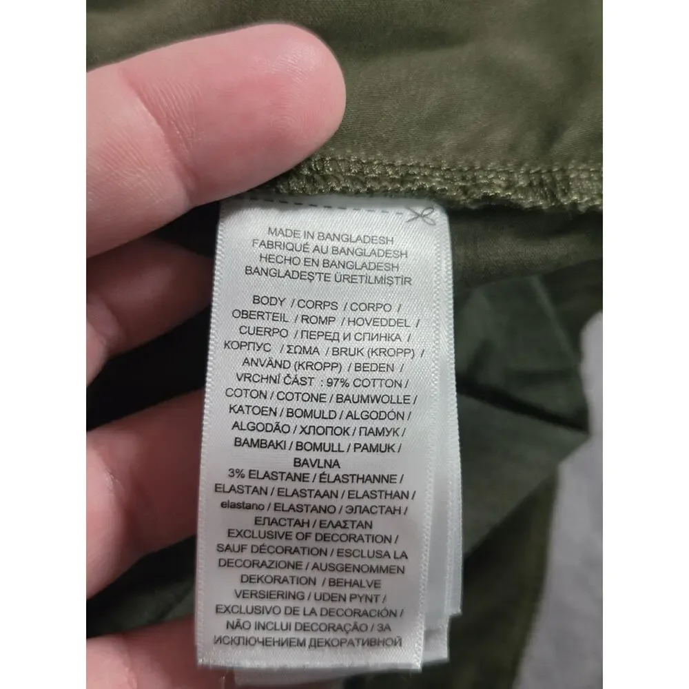 Polo Ralph Lauren Men Varick Slim Straight Sateen Pants Sz 42Bx34 Olive Sage C10